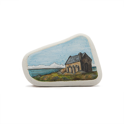 Church of Good Shepherd Painted Stone