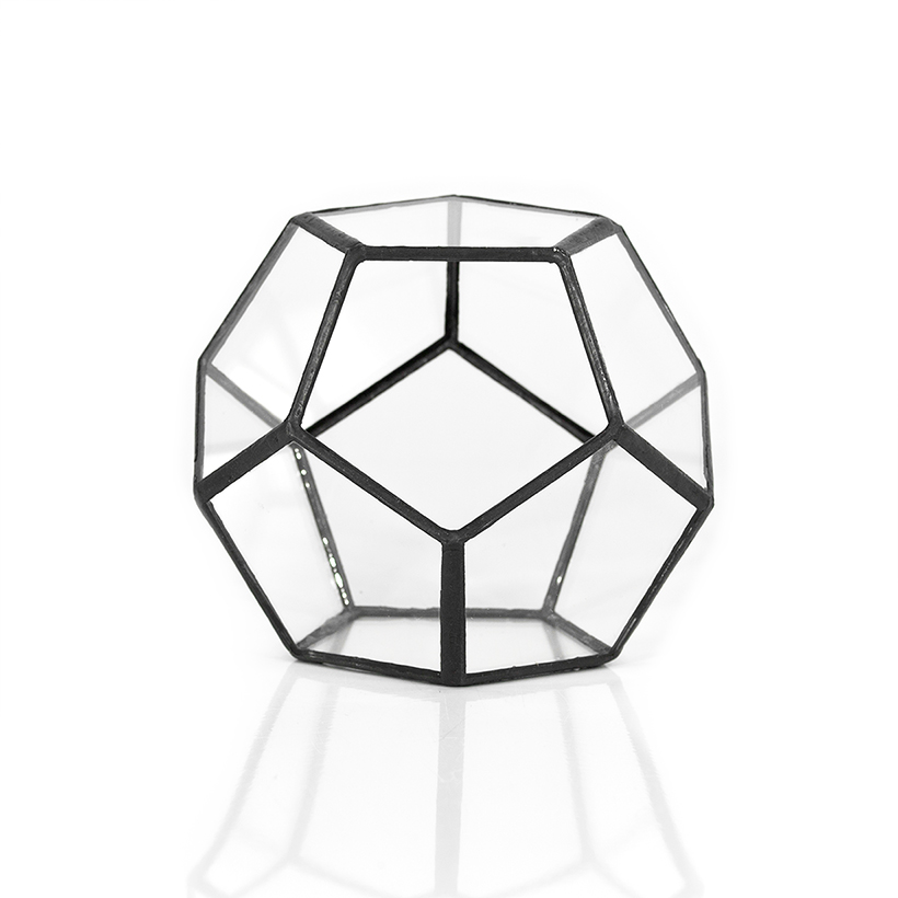 Dodeca Terrarium (Black, Small)