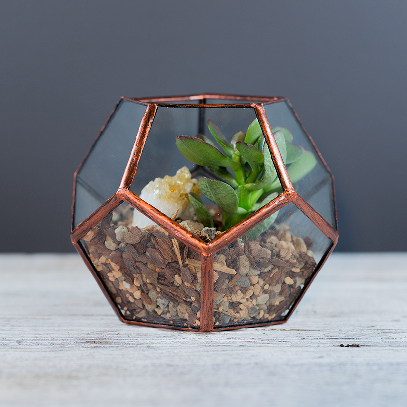 Dodeca Terrarium (Copper, Small)