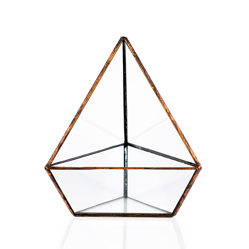 Triangle Terrarium (Copper, Small)