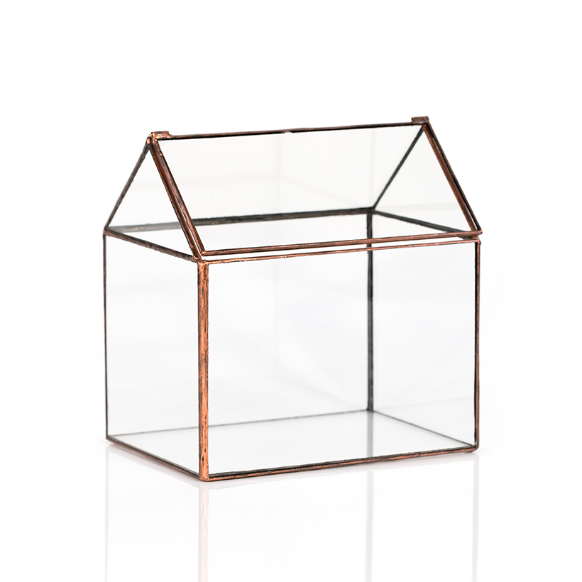 Soldered House Terrarium (Copper)