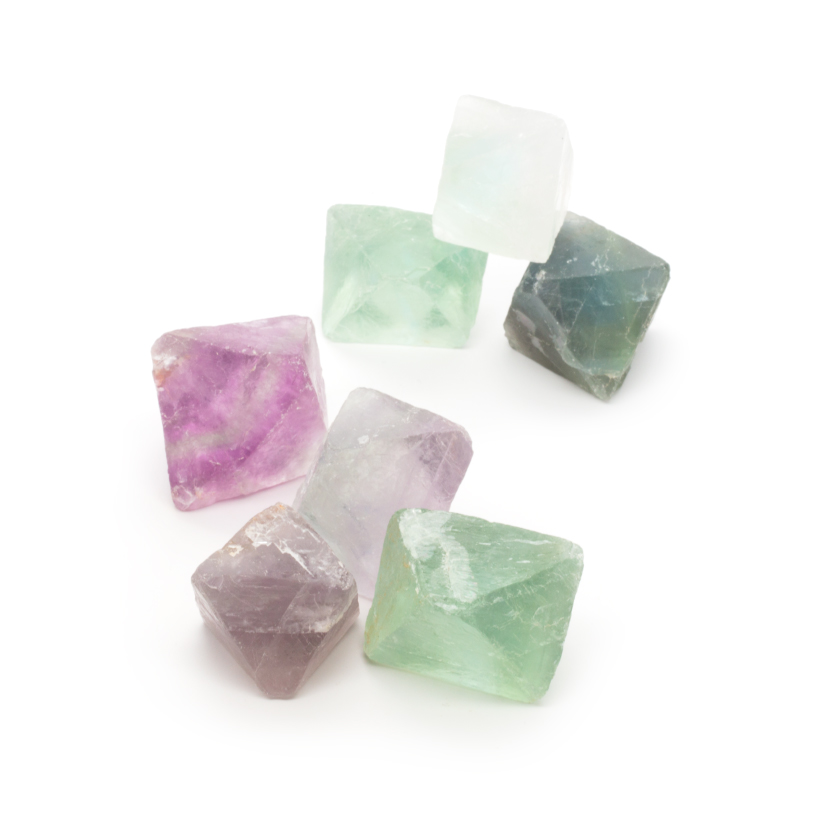 Fluorite Octahedrons