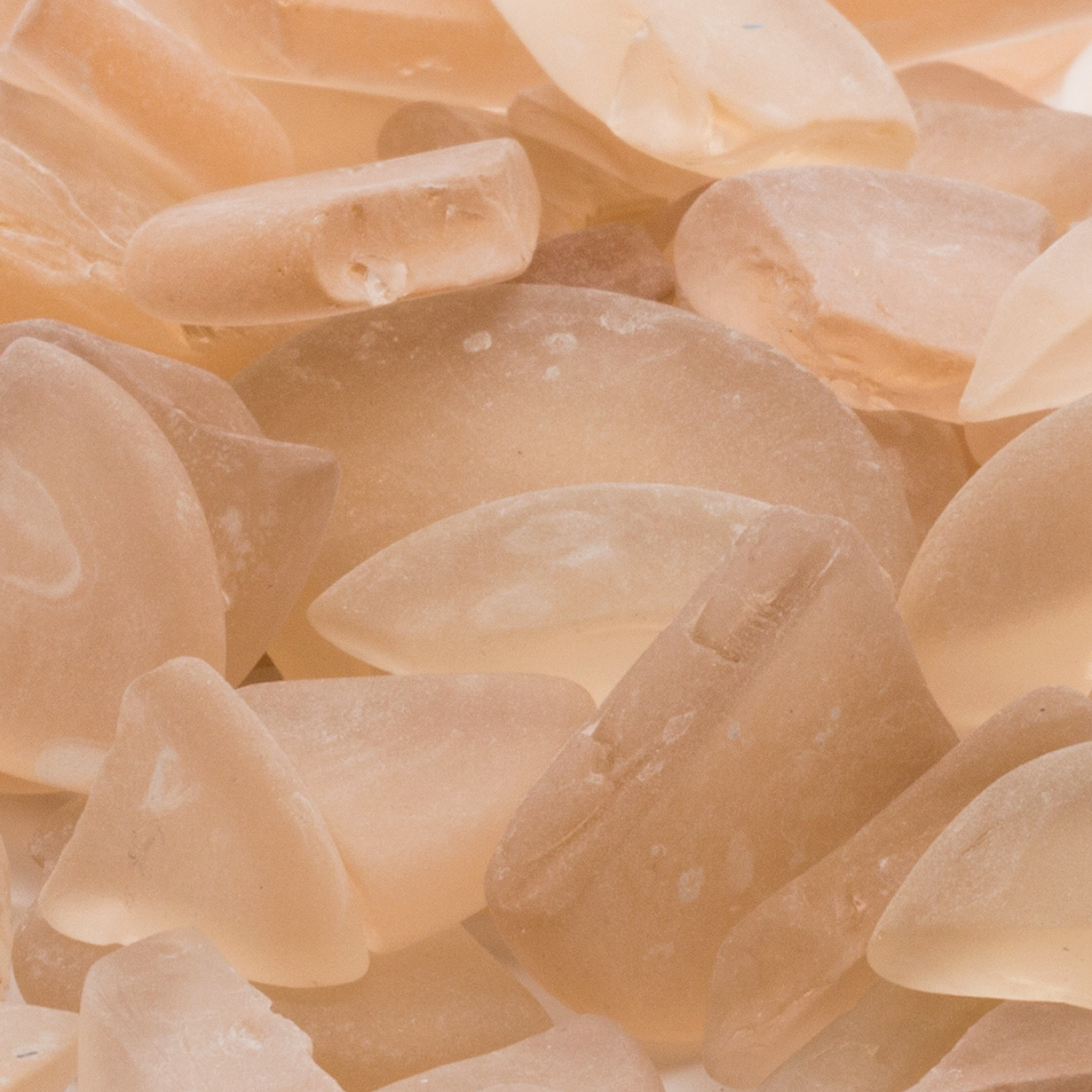 Peach Quartz Sea Glass