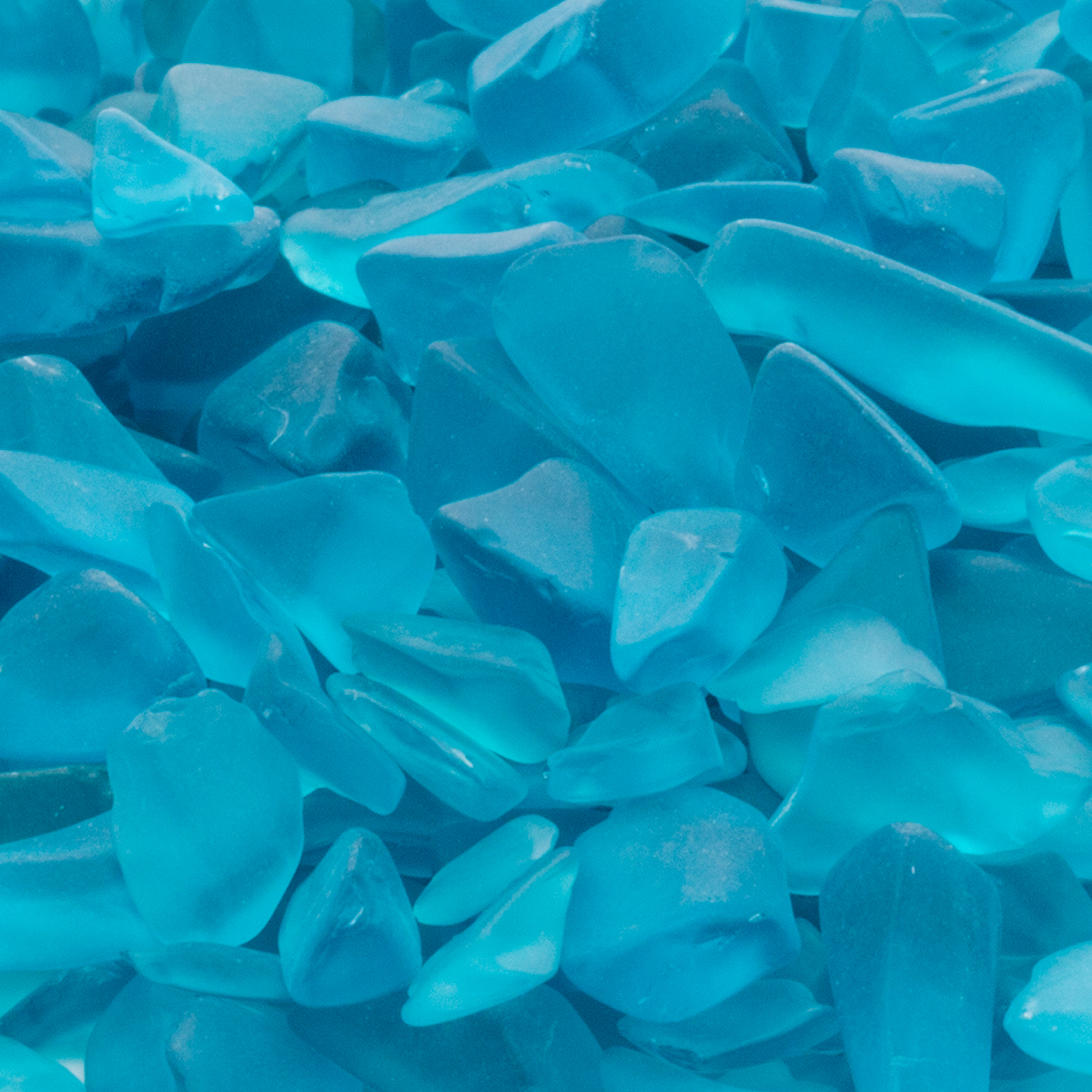 Blue Apatite Sea Glass