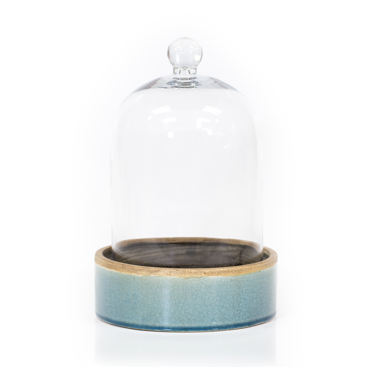 Ceramic Round Tray with Cloche (Small)