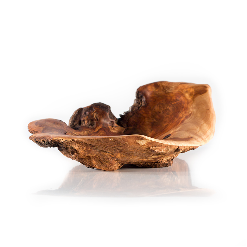 Wooden Burl Bowl