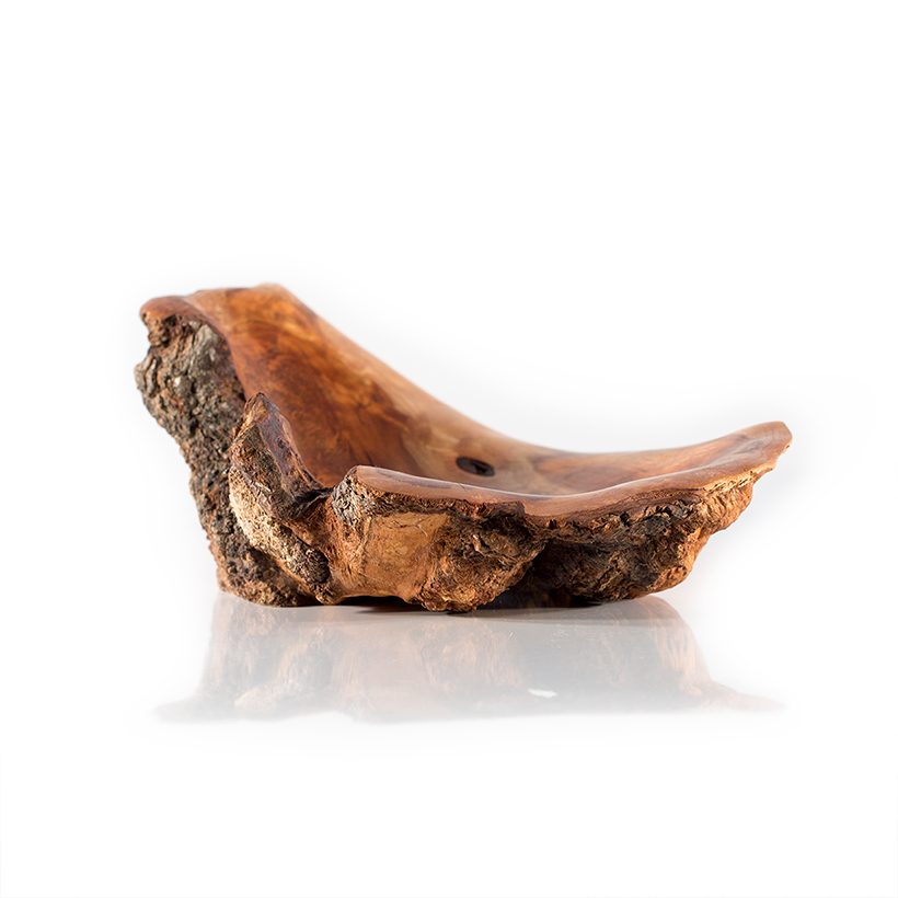 Wooden Burl Bowl