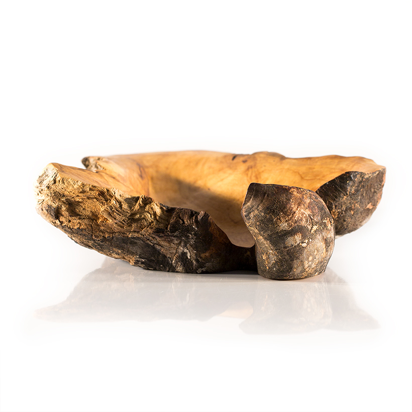 Wooden Burl Bowl