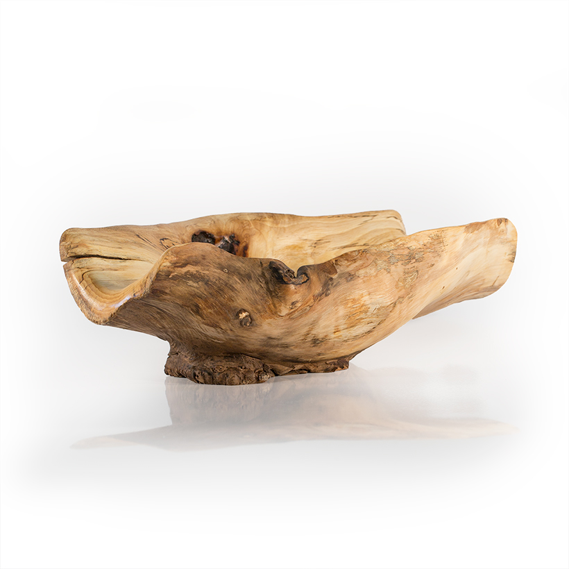 Wooden Burl Bowl