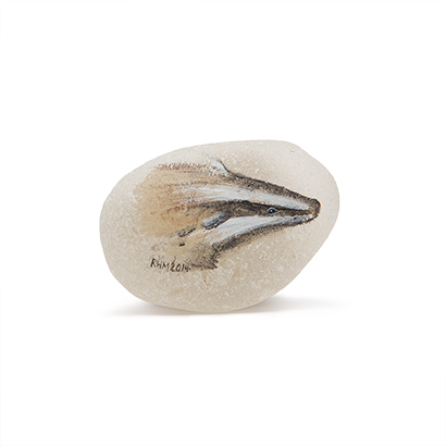 Badger Painted Stone